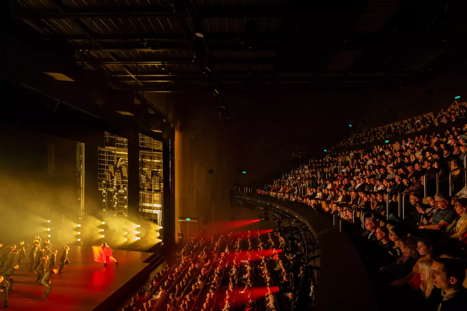 Photo of the audience watching Free Your Mind in the Hall