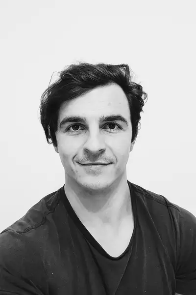 Black and white headshot of Harley Timmermans